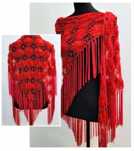 Beaded Shawl 23057-D